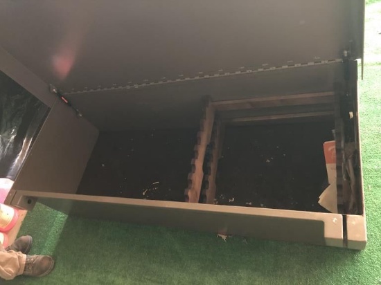 HORIZONTAL STEEL GUN STORAGE BOX
