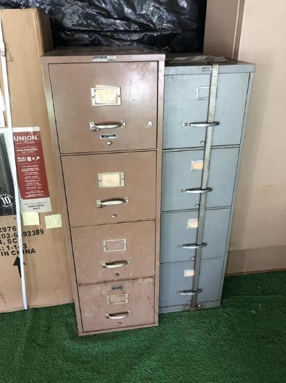 4-DRAWER FIREPROOF FILE CABINETS