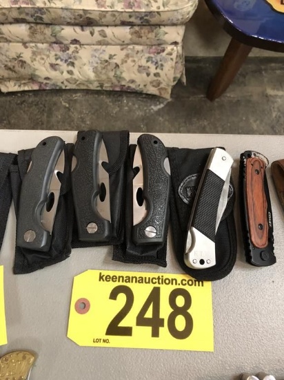 KERSHOW, WILDCAT RIDGE II, COAST FX411 (3) S/S KNIVES