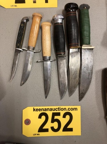 CASE, MARBLE, REMINGTON, GC & Co., EDGE HUNTING KNIVES