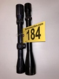 BAUSCH & LOMB 2.5x8 VARIABLE & 2x7 VARIABLE SCOPES