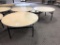 5' ROUND FOLDING BANQUET TABLES