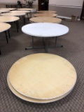 LOT: 5-ASSORTED 5' BANQUET TABLES