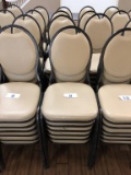 VINYL UPHOLSTERED PADDED BANQUET CHAIRS