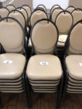 VINYL UPHOLSTERED PADDED BANQUET CHAIRS