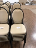 VINYL UPHOLSTERED PADDED BANQUET CHAIRS