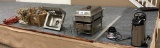 LOT: STAINLESS STEEL HAND SINK, BLENDER BASE, CHAFING PAN, AIR POT, EXT. CORD.