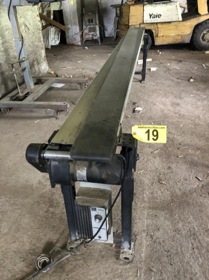 DORNER BELT CONVEYOR ORDER #145828, SPM SPEED CONTROL 1/4HP, 10'x8"