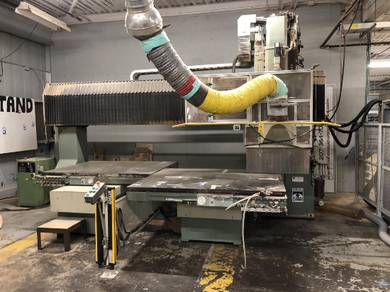 1995 CMS NCPF112-TUCU CNC ROUTER, S/N: 1329. BUYER TO PAY $40 DISCONNECT FEE