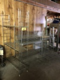 LOT OF (4) ASSORTED WIRE RACKS