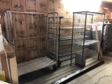 LOT OF (3) ASSORTED RACK/CARTS