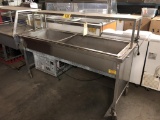 ATLAS STAINLESS STEEL REFRIGERATED 5' SALAD BAR