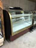 FEDERAL CG6050SC-2 CURVED GLASS REFRIGERATED DELI CASE