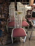 (11) UPHOLSTERED HIGH BACK CHAIRS