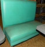TURQUOISE BOOTHS & CHAIRS: