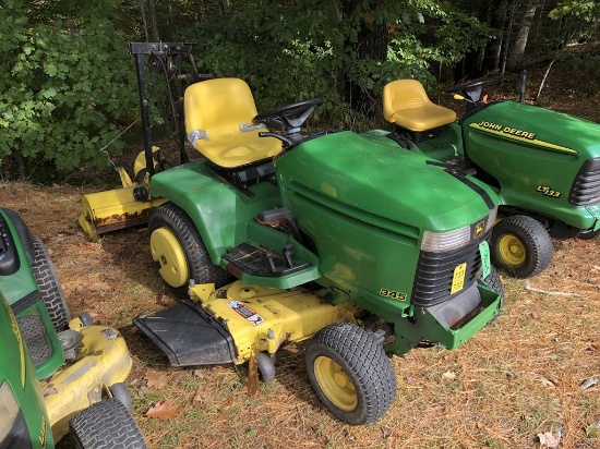 JOHN DEERE 345 LAWN TRACTOR W/48" DECK