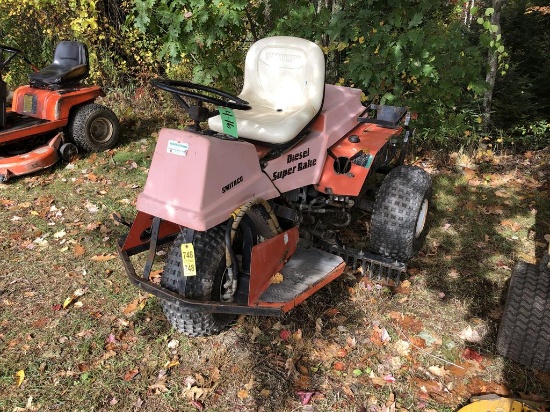 SMITHCO DIESEL SUPER RAKE RIDING LAWN MOWER