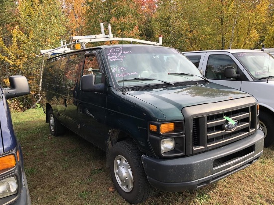 2009 FORD E150 CARGO VAN