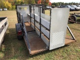 10' S/A UTILITY TRAILER, S/N: UNKNOWN