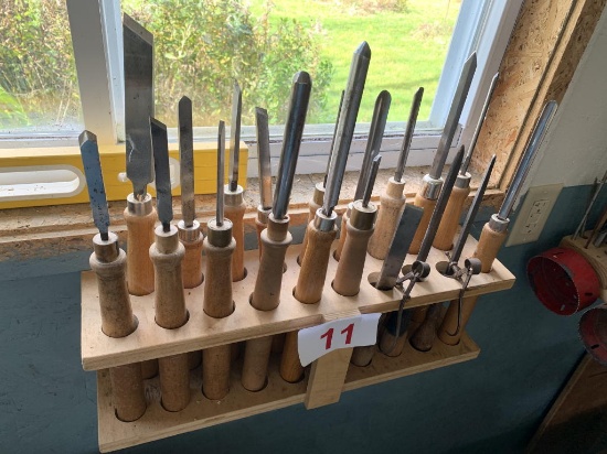 LOT OF (19) LATHE TOOLS