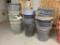 (13) ASSORTED WASTE CANS