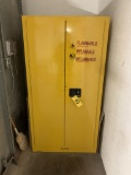 CONDOR 42X502A FLAMMABLE CABINET & CONTENTS, JUST RITE RAG CAN