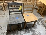 ASH & STAINED SCHOLAR CHAIRS