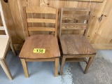 STAINED ASH NOPA CHAIR & CHERRY SCHOLAR CHAIR