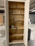 WOOD STORAGE CABINETS & CONTENTS