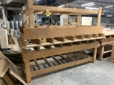 4'x8' WOOD WORK TABLES
