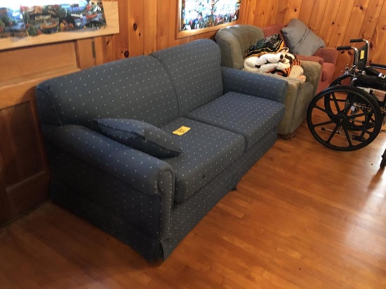 FULL SIZE SLEEPER SOFA & (2) SIDE CHAIRS