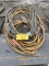 LOT OF 2 WELDING LEADS, YELLOW & BLACK