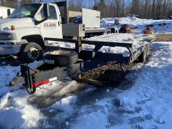 2003 ECONOLINE 7-TON, TILT DECK TRAILER, 2-AXLE, FRONT MOUNT WINCH