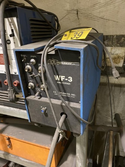 CK WORLDWIDE WF-3 COLD WIRE FEED WELDER, S/N: 70103