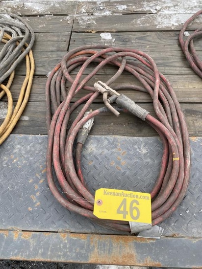 WELDING CABLE W/ ELECTRODE HOLDER, RED