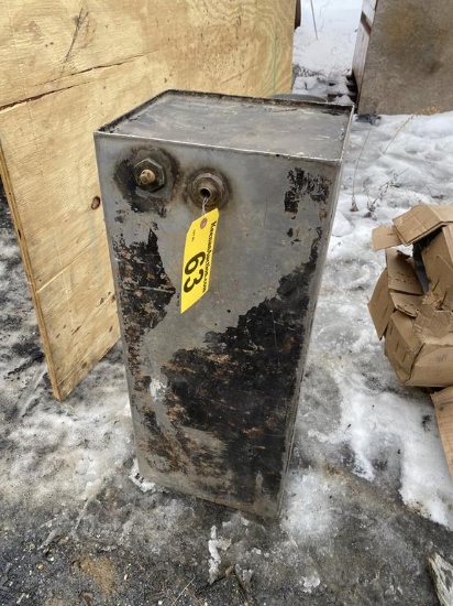 12" X 10" X 30" STAINLESS STEEL TANK