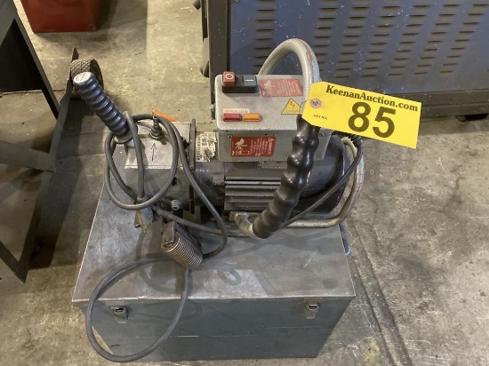 STEELMAX SM-BM-20 PORTABLE BEVELING MACHINE W/ STORAGE CASE