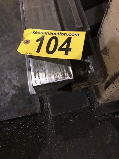 12' FLATTENING DIE SET, 3" OPEN BOTTOM DIE 90 DEG. 10' L