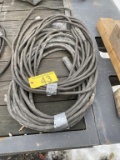 LOT OF 2 WELDING LEADS, BLACK