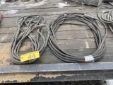 LOT OF 2 WELDING LEADS, BLACK
