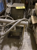 MILLER XMT 304 SERIES ARC WELDER W/ MILLER 60 SERIES WIRE FEEDER & CART