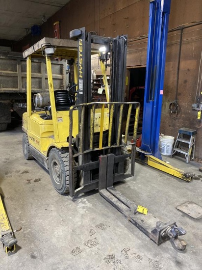 (Reserved until 3/11) HYSTER H50XM LP 5,500LB FORKLIFT, 2-STAGE MAST, 7,497 HOURS, S/N: D177B42180U