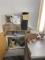 LOT OF SPRAY ACCESSORIES: 3-CUP GUNS, 3M PAINT PREP SYS, REPAIR KITS, 320 GRIT PAPER, FILTERS