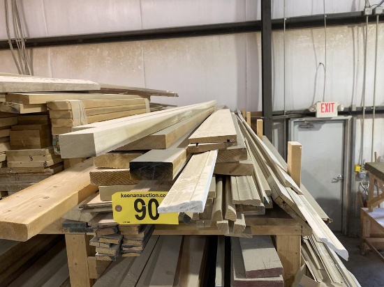 ASSORTED DIMENSIONAL LUMBER IN BIN