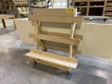 WOOD A-FRAME 2-SIDED PANEL CARTS