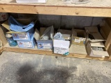 LOT OF ASSORTED DRYWALL & WOOD SCREWS UNDER BENCH, SEE PHOTOS FOR MORE INFO