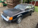 1985 FORD ESCORT, RUNS, 52K, ONE OWNER