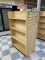 (6) WOOD GONDOLA SHELF UNITS, 36