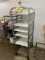 STAINLESS STEEL SHEETPAN CART W/ TRAYS