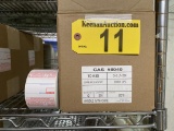 (2) CASES, 21-ROLLS TOTAL, OF CAS LP1000 LABELS